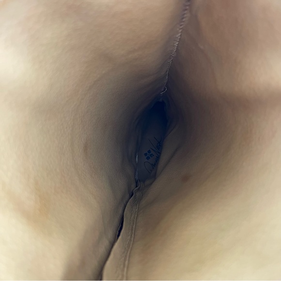 PATRICIA NASH Dark Brown Red Leather Loretta Tall Knee High Riding Heeled Boots - Picture 16 of 16